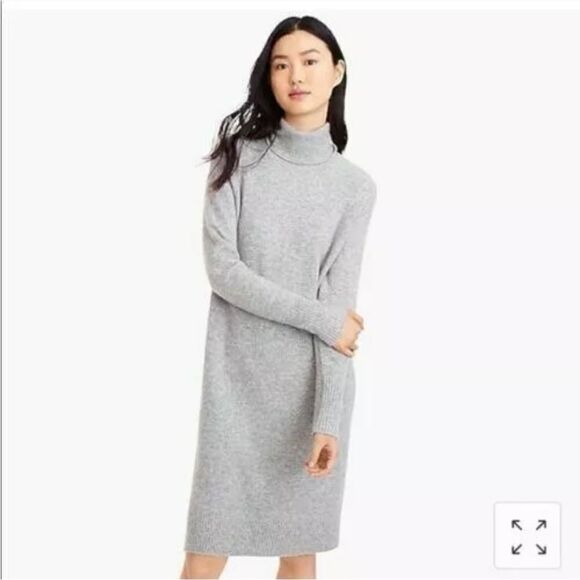 J. Crew Turtleneck Dress in Supersoft Yarn - Picture 1 of 9